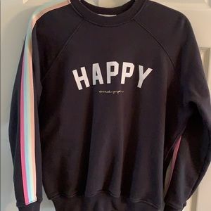 Spiritual Gangster Happy sweatshirt EUC small